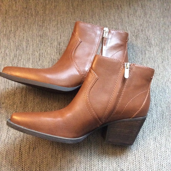 Sam Edelman Shoes - Sam Edelman Brown Ankle Boots  Size 7.5 NIB
